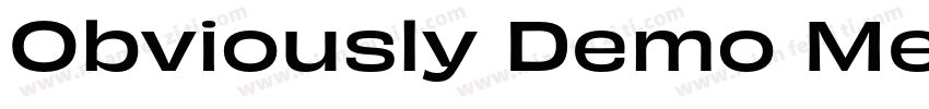 Obviously Demo Medi字体转换